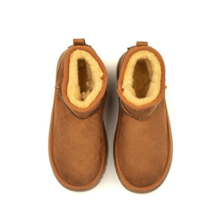 Melbourne Kışlık Kadın Kürk Detaylı Yüksek Taban Bot