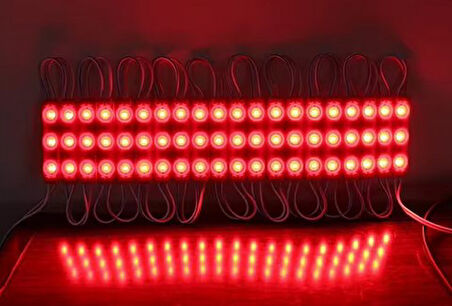 Kırmızı Modül Mercekli 3 Ledli Kablolu Parmak Led 12 v 5 adet