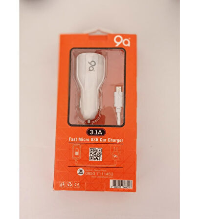 Micro USB Oto Hızlı Şarj 3.1a  Çakmaklık Şarj Cihazı 2 Usb