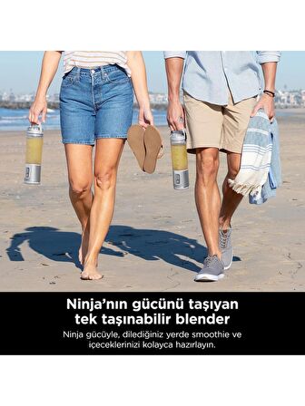 Ninja Blast BC151WH White Şarjlı Smoothie Blender