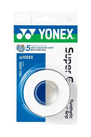 YONEX AC 102 (3.lü) BEYAZ SUPER GRIP