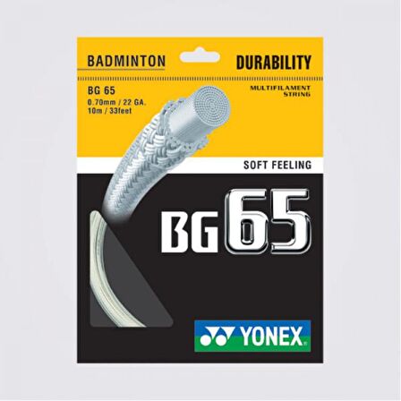 YONEX BG 65 BADMİNTON KORDAJI TURUNCU (10m)