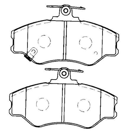 FREN BALATASI ÖN ŞİMLİ HYUNDAI H100 MINIBUS HYUNDAI H100 KAMYONET 1994->