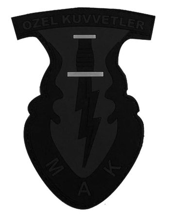 Single Sword 3d Plastik Mak Özel Kuvvetler Arması Patch(BEJ)