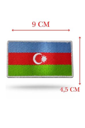 Single Sword BAYRAK Nakış Patch - Peç 10 Cm X 4,5 Cm(TSK)