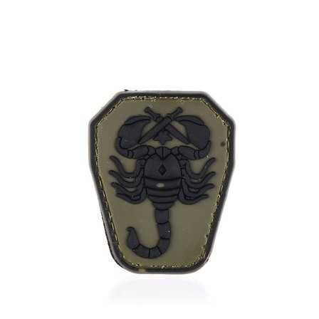 Single Sword Akrep Plastik Patch - Peç Küçük Boy 4Cm X 5,5Cm(HAKİ)