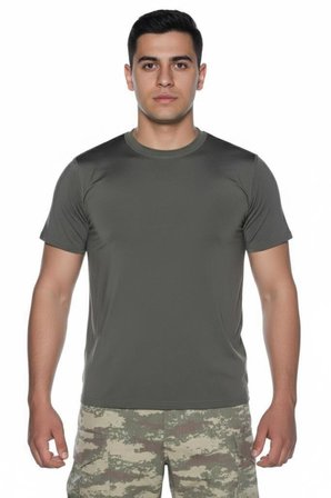 Single Sword Kısa Kol Microfiber T-Shirt Askeri ve Outdoor Microfiber Üst İçlik Fanila Tişört(BEJ-2XL)
