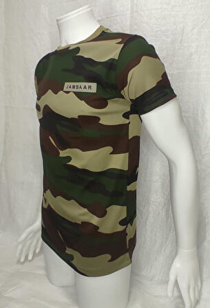 Yakasız Kısa Kol Erkek T-Shirt Jambaar USA-S