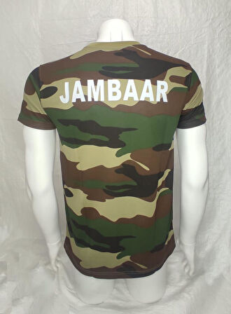 Yakasız Kısa Kol Erkek T-Shirt Jambaar USA-S
