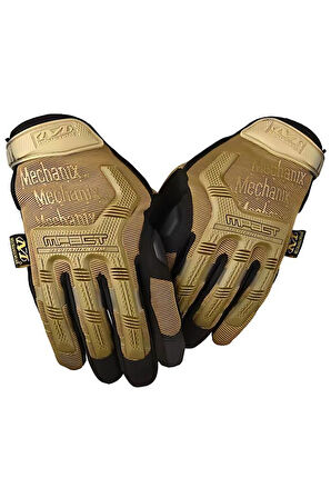 Single Sword Mechanix Tam Parmak Taktik Eldiven, Darbe Emici İş Eldiveni, Dokunmatik Özellikli Motosiklet&Spor Eldiveni, Unisex  MULTİCAM-M