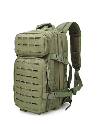 Single Sword 30 Litre Lazer Kesimli Taktik Sırt Çantası HAKİ