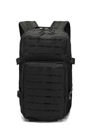 Single Sword 30 Litre Lazer Kesimli Taktik Sırt Çantası SİYAH