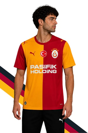 GS FRM 041 784991 GALATASARAY ORJİNAL LİSANSLI PUMA 2026/2027 İÇ SAHA PARÇALI  FORMA 