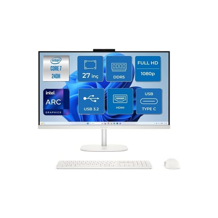 omnistudio 27-CU0008NT Intel Core 7 240H 32GB 512GB SSD Windows 11 Pro 27" IPS All In One D62C0EA Snertech