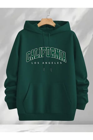 Çok Renkli Baskılı kapuşonlu Sweatshirt 3'lü Fırsat Paketi