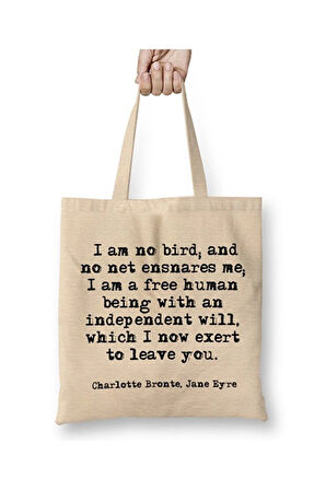 Jane Eyre Charlotte Bronte Jan Eyre And Mr Rochester Bez Çanta Uzun Saplı