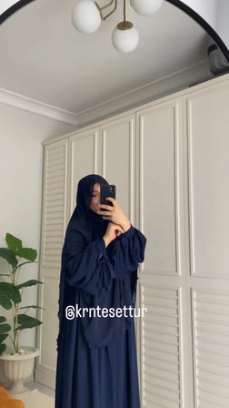 Kolları bağlamalı elbise 2 katlı gölgeli sufle
