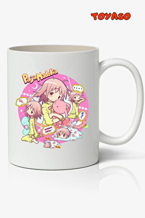 Madoka Magica Beyaz Anime Kupa Bardak Sevgiliye Arkadaşa Hediye