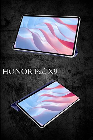 Fuchsia Honor Pad X9 11.5' Smart Cover Standlı Sert Kapaklı 1-1 Kılıf