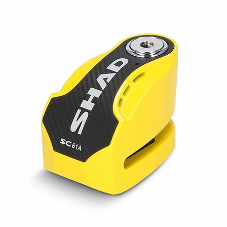 SHAD DİSK KİLİDİ ALARMLI 6 mm SARI 120db