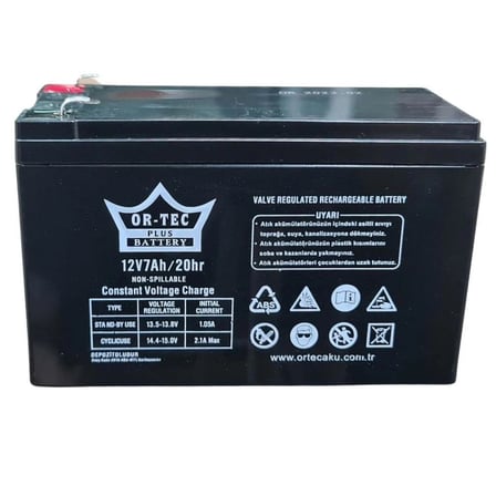 Akü (5adet) 12 V 7ah Siyah Kuru Akü