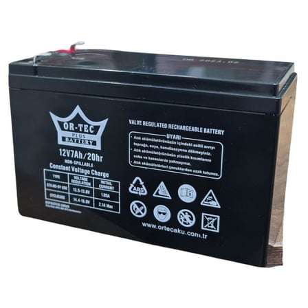 Akü (5adet) 12 V 7ah Siyah Kuru Akü