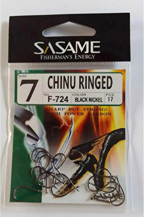 Sasame Chinu Ringed F-724 Serisi Olta İğnesi NO:7