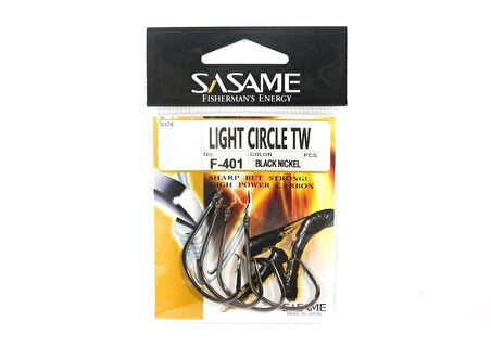 Sasame F-401 Light Ciircle TW Olta İğnesi Black Nickel-NO:2