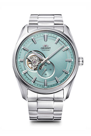 Orient RA-AR0009L10B KurOtomatik Çelik Gri Tiffany Mavisi Kadran Open Heart 41 mm Erkek Kol Saati