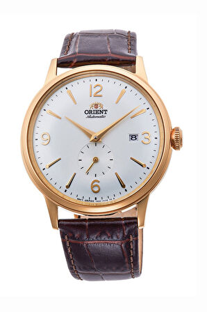 Orient Bambino RA-AP0004S30B Otomatik Deri Kahverengi Beyaz Kadran 41 mm Erkek Kol Saati 