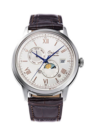 Orient Bambino RA-AK0808S30B Limited Edition Otomatik Deri Kahve 42 mm Erkek Kol Saati