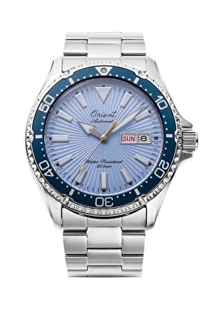 Orient Mako 3 RA-AA0823L39B Otomatik Çelik Gri Mavi Kadran Safir Cam 20 ATM 42 mm Erkek Kol Saati 
