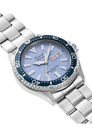 Orient Mako 3 RA-AA0823L39B Otomatik Çelik Gri Mavi Kadran Safir Cam 20 ATM 42 mm Erkek Kol Saati 