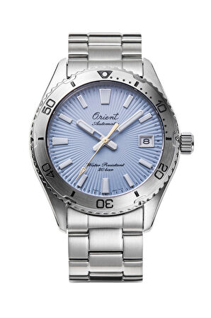 Orient Mako RA-AC0Q12L30B Otomatik Çelik Gri Mavi Kadran Safir Cam 20 ATM 40 mm Kol Saati 