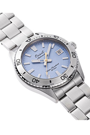 Orient Mako RA-AC0Q12L30B Otomatik Çelik Gri Mavi Kadran Safir Cam 20 ATM 40 mm Kol Saati 