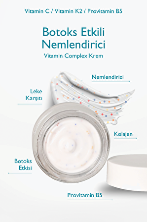 Botoks Etkili Nemlendirici Vitamin Complex Krem