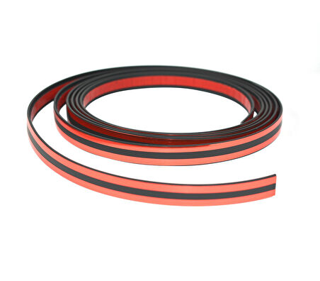 Çift Şerit Kırmızı 15 mm 3 metre Nikelaj Şerit