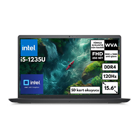 Dell Inspiron 3520 i5-1235U 32 GB RAM 1 TB SSD 15.6" 120Hz Freedos I352010030U Zi705