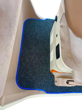 Elektrikli Motosiklet Aksesuar Koruyucu Paspas Arora Angel Pro Üç Tekerlekli Motosiklet Uyumlu Mavi Kenar Overloklu