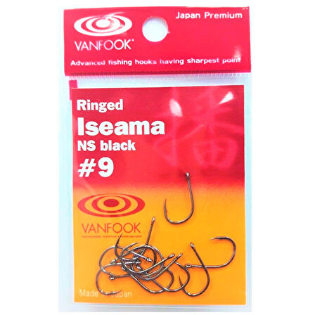 Vanfook Ringed Iseama Delikli İğne NS Black #9