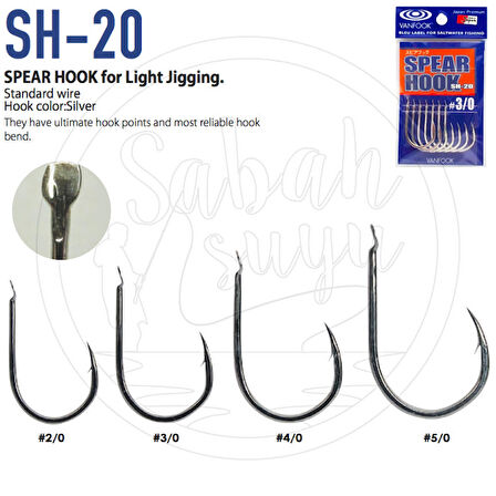 Vanfook Spear Hook SH-20 Asist İğne #5/0 (4Ad)