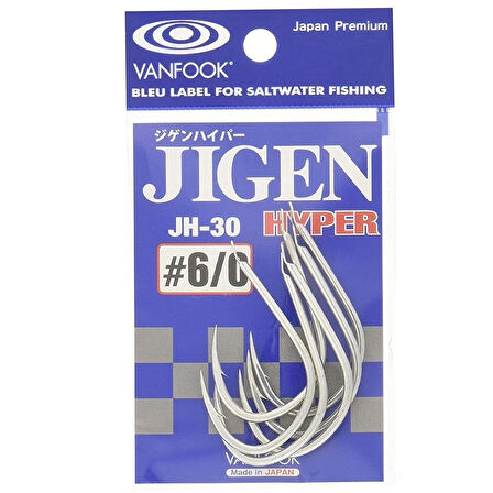 Vanfook Jigen JH-30 Tek Asist İğne #6/0 (6Ad)