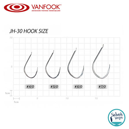 Vanfook Jigen JH-30 Tek Asist İğne #6/0 (6Ad)