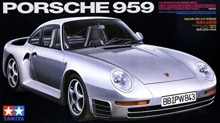 TAMIYA 1/24 Porsche 959 Plastik Model Araba Maket Yapım Kiti