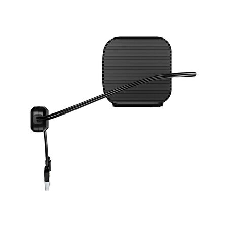 Lecoo DS107 Kablolu USB/AUX Stereo 6W Soundbar Taşınabilir Hoparlör Siyah