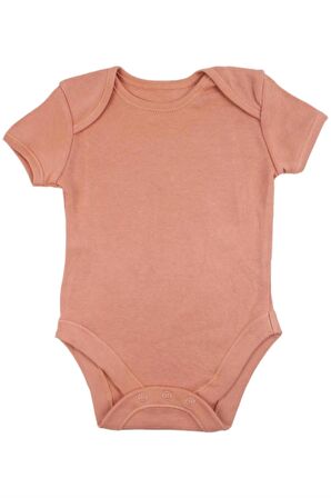 Bebek Zürafa Desenli %100 Pamuklu 10'lu Renkli Bodysuit / Zıbın