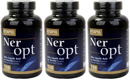 Vitapol Ner Opt Alpha Lipoic Acid Taurine 3x120 Kapsül 