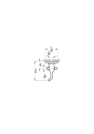 Artema Suit U A4249023 Çıkış Ucu, El Duşu Çıkışlı, Altın