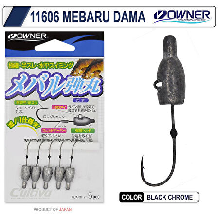 Cultiva JH-83 1.0gr no10 Mebaru Dama Lrf Jighead