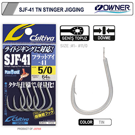 Owner 11699 Stinger Jigging Jig İğnesi - 1